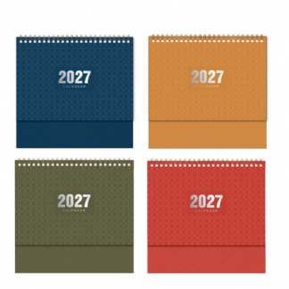 2 BSGIFTS A5 Premium Wire-O Desk Calendar