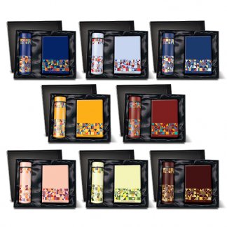 29105_2in1 Gift Set_Notebook n Flask_Bauhaus_All in 1