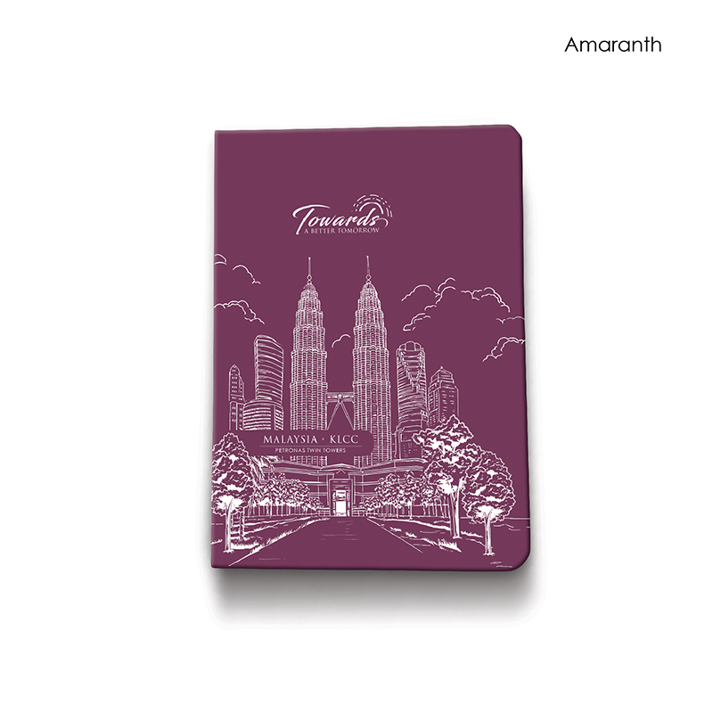 30085_A5 Hardcover Notebook_KLCC 2027_Amaranth