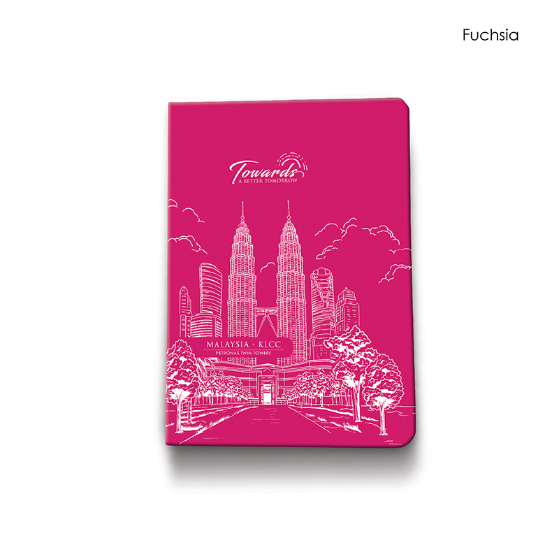 30085_A5 Hardcover Notebook_KLCC 2027_Fuchsia