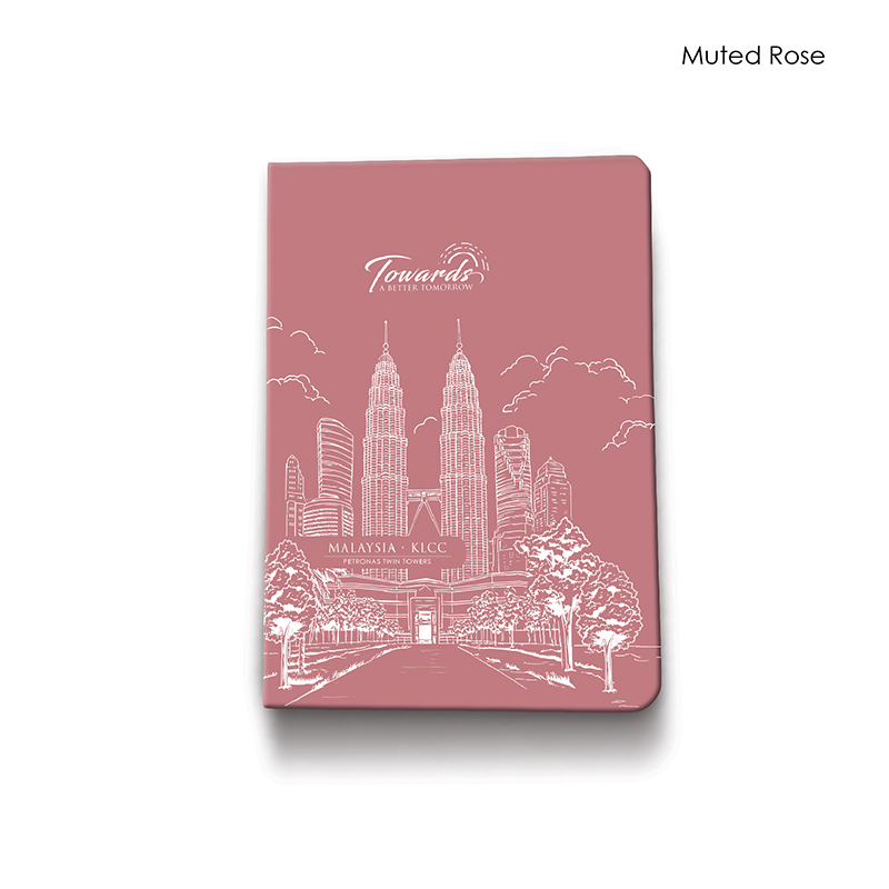 30085_A5 Hardcover Notebook_KLCC 2027_Muted Rose