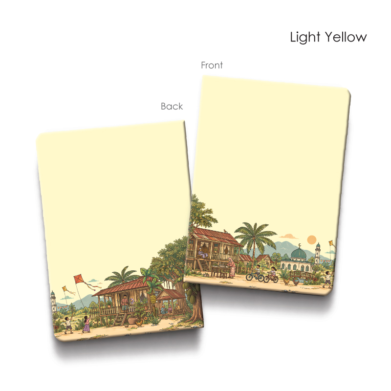 30085_A5-Hardcover-Notebook_Kampung-Nostalgia_Lignt-Yellow