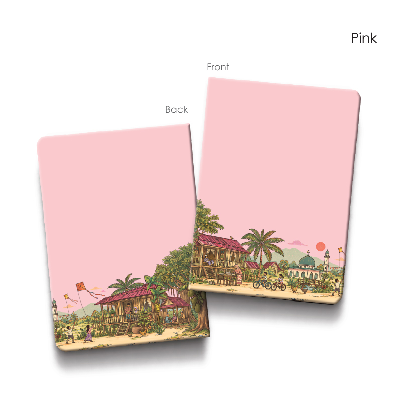 30085_A5-Hardcover-Notebook_Kampung-Nostalgia_Pink