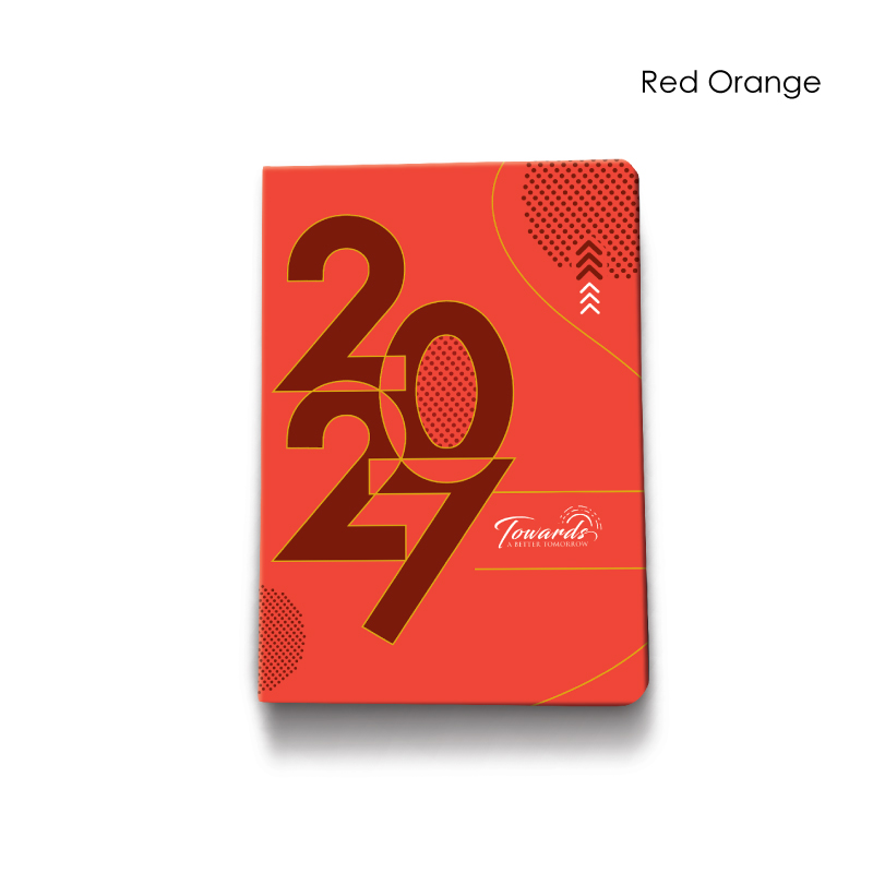 30085_Future-Line-2027_A5-Hardcover-Notebook-_Red-Orange