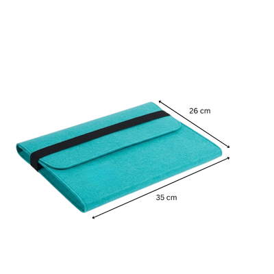 3(2) BSGIFTS A4 Felt Document Folder with Mouse Pad Back