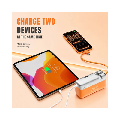 3(5) BSGIFTS Fast Charge Mini Capsule Power Bank - 12000mAh