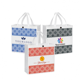 2 BSGIFTS A4 Laminated Non-Woven Tote Bag