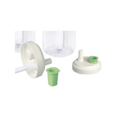 3(1) BSGIFTS Portable Plastic Water Bottle with Straw 500ml
