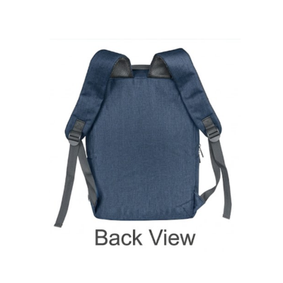 3(2 )BSGIFTS Two-Tone Nylon Laptop Backpack with USB Cable