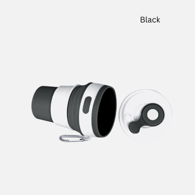 4(1) BSGIFTS BPA-Free Silicone 350ml Collapsible Cup with Carabiner - Copy
