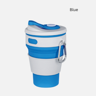 4(2) BSGIFTS BPA-Free Silicone 350ml Collapsible Cup with Carabiner - Copy