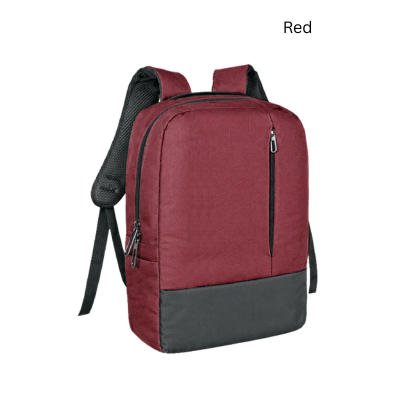4(3) BSGIFTS Two-Tone Nylon Laptop Backpack with USB Cable
