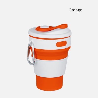 4(4) BSGIFTS BPA-Free Silicone 350ml Collapsible Cup with Carabiner - Copy