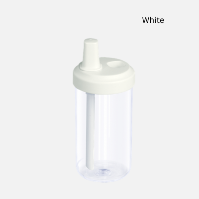 4(4) BSGIFTS Portable Plastic Water Bottle with Straw 500ml